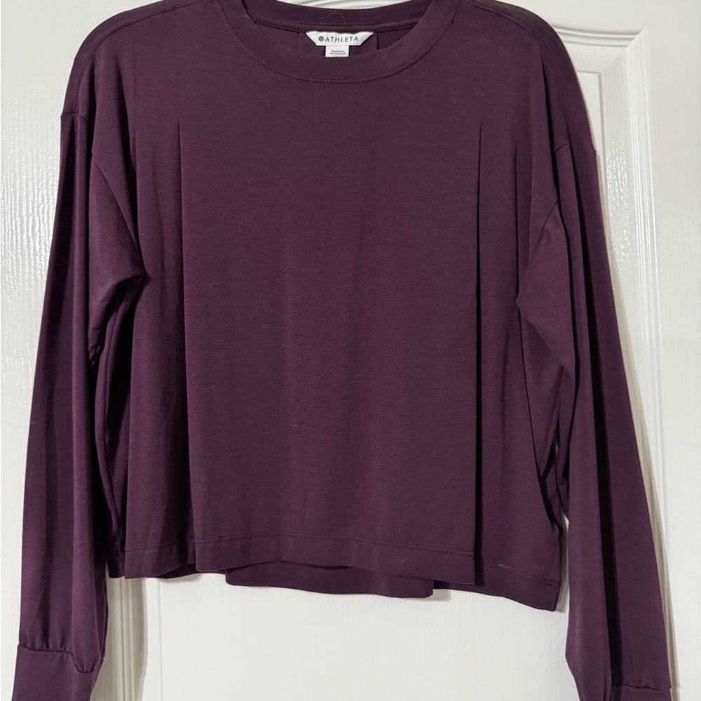 Athleta with ease long sleeve shirt